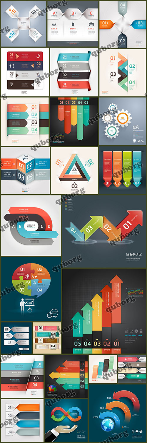 Stock Vector - Infographics Collection Part 14