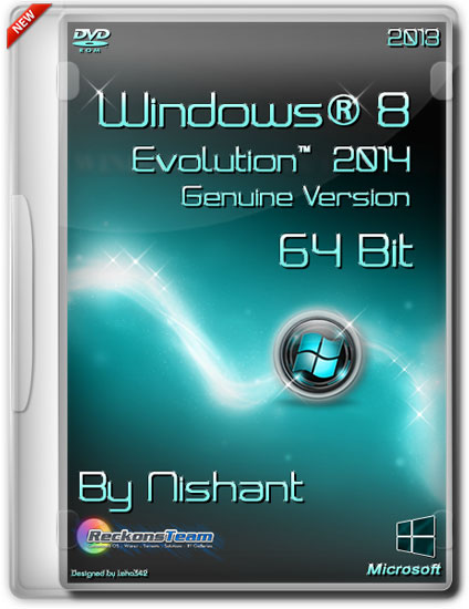 Windows 8 Evolution 2014 x64 Genuine Version By Nishant (ENG/RUS/2013)