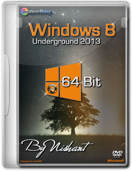 Windows 8 Underground 2013 x64 Build 9200 By Nishant (ENG/RUS/2013)