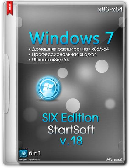 Windows 7 SP1 x86-x64 SIX Edition StartSoft v.18 v.18 x86-x64 SIX Edition StartSoft v.18 (RUS/2014)