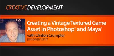 Creating a Vintage Textured Game Asset in Photoshop & Maya
