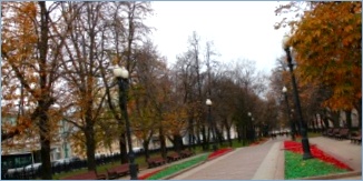 Никитский бульвар в Москве - Nikitsky Boulevard in Moscow