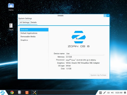 Zorin OS 8.1 "Core" edition 8.1 [x32, x64] 2xDVD