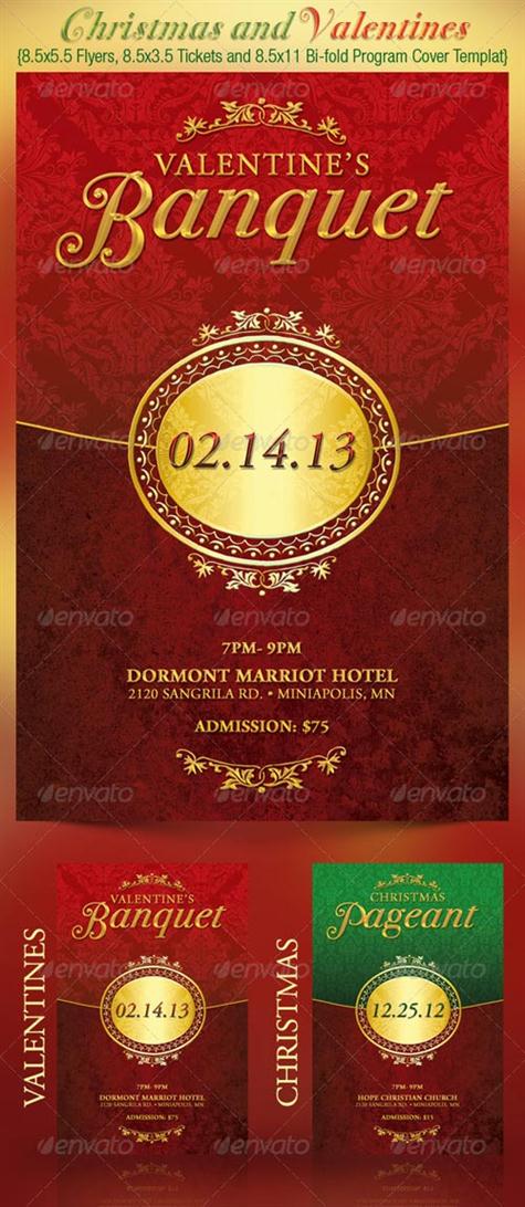 GraphicRiver Christmas and Valentines Event Templates