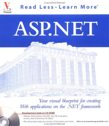 ASP.NET: Your visual blueprint for creating Web Applications on the .NET framework